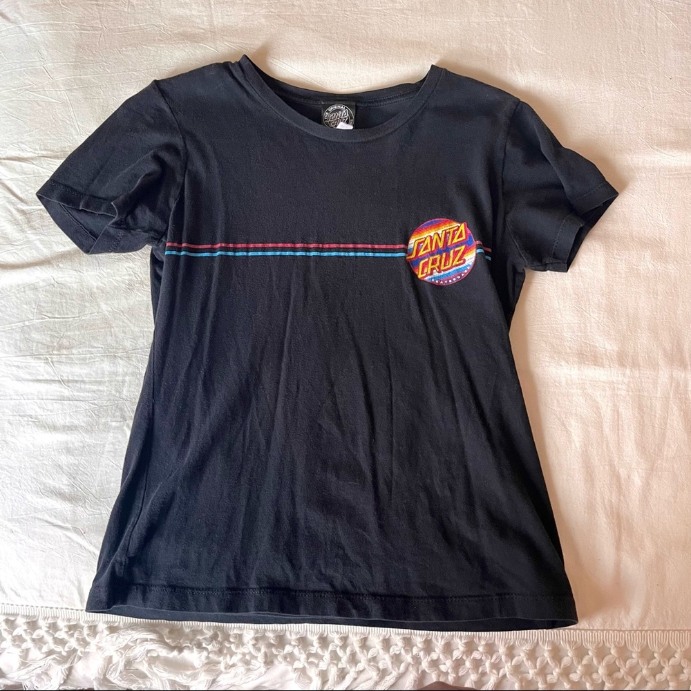 Black Santa Cruz Tee